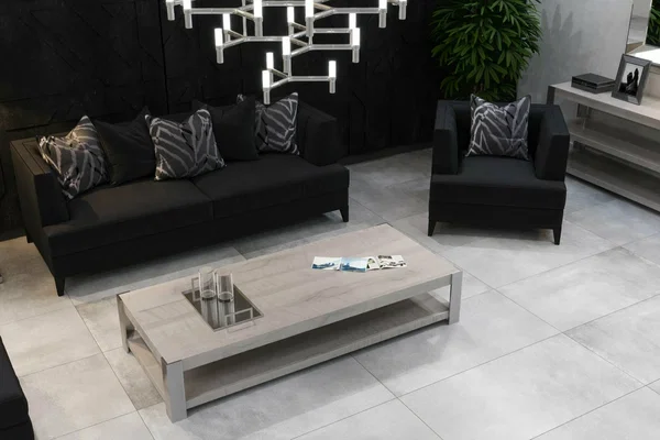 Керамогранит Gresse Matera Steel GRS06-05 600х1200х10мм 1уп=2,16м2 (3шт) серый бетон