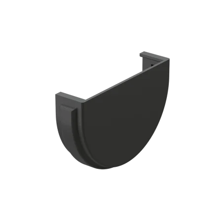 Заглушка желоба графит PVSX-1086 Döcke PREMIUM