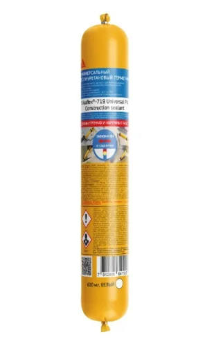 Герметик полиуретановый Sikaflex-719 Universal PU белый 600мл (Sika)  20