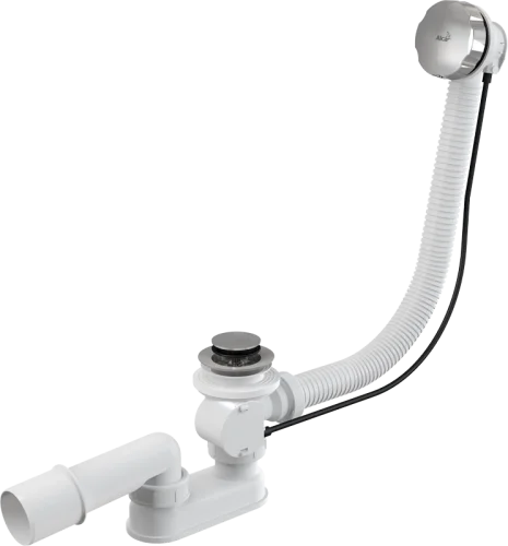 Сифон д ванны с выпуском и переливом 1 1 2 х40 A55K (Alca drain)  1