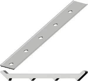 Рейка прижимная алюминиевая LITE 2000х25х2,3 мм 142199 077583 (для ПВХ мембран)