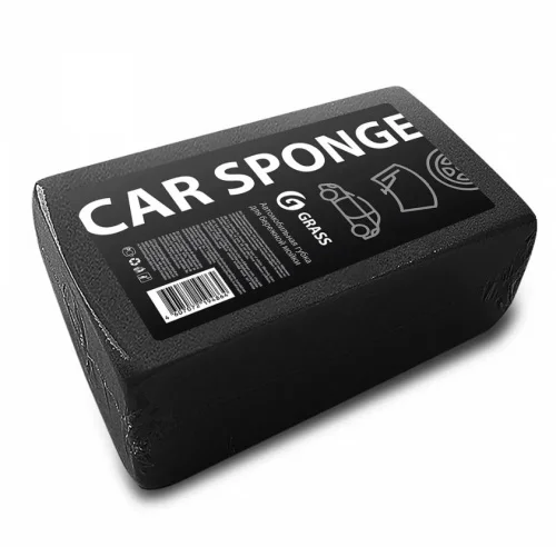 Губка автомоб. Grass, прямоугол., черная 1 шт. IT-0581  1