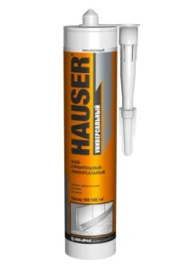 Клей строительный универсальный прозрачный 285гр 85177 (Hauser)  12 (+5)
