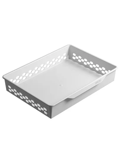 Корзина пластиковая ПРАКТИК Home GBP 60х20 белая