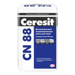 Высокопрочная стяжка Церезит CN 88 ,от 5-50мм, 25 кг *1/48 (1177891) Высокопрочная стяжка Церезит CN 88 ,от 5-50мм, 25 кг *1/48 (1177891)