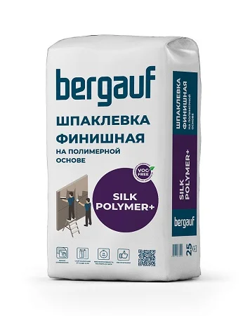 Шпаклевка полимерная Bergauf Silk Polymer 25кг белая Шпаклевка полимерная Bergauf Silk Polymer 25кг белая