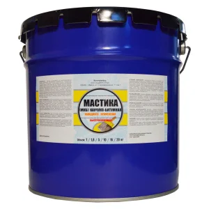 Мастика Каучуко-битумная МКБ 20кг (ХозДвор)  33