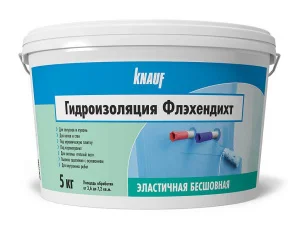 Гидроизоляция Флехэндихт 5кг  Knauf Гидроизоляция Флехэндихт 5кг  Knauf