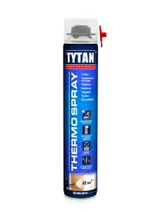 Теплоизоляция напыляемая полиуретановая Tytan Professional THERMOSPRAY, 870мл 1уп=12шт Теплоизоляция напыляемая полиуретановая Tytan Professional THERMOSPRAY, 870мл 1уп=12шт