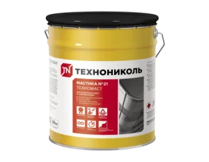 Мастика кровельная ТЕХНОНИКОЛЬ №21 (Техномаст), ведро 20 кг Мастика кровельная ТЕХНОНИКОЛЬ №21 (Техномаст), ведро 20 кг