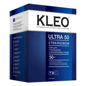 Клей для стеклообоев и флизелиновых обоев KLEO ULTRA 50 500г