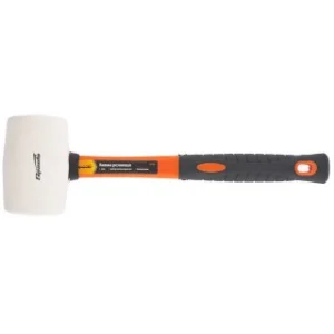 Киянка резиновая 450гр белая резина фибергласовая рукоятка Sparta 11129   1