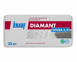 Штукатурка декоративная Диамант ШУБА 3,0 25кг KNAUF 1уп=48шт (516038)