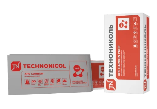 Экструзионный пенополистирол ТЕХНОНИКОЛЬ CARBON PROF 1180х580х50-L 8пл 1 уп 0,27376м3 5,4752м2  5824