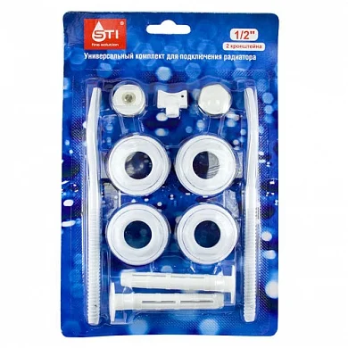 Комплект переходников 1 х1 2  в блистере с 2 кронштейнами  1 40