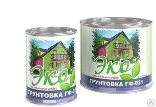 Грунт ГФ-021 серая 20кг ЭКО  1 33