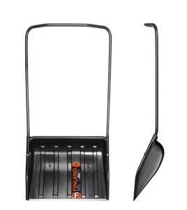 Движок для снега FINLAND 1539 с алюминиевой планкой 700х540мм