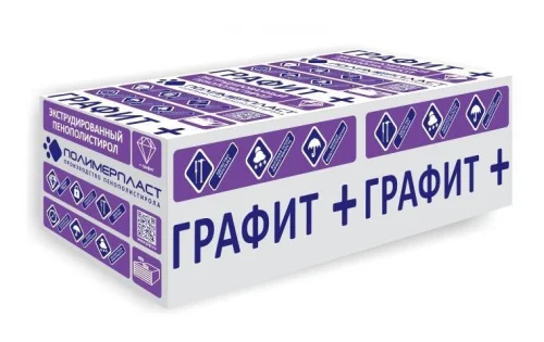 Экструзионный пенополистирол ГРАФИТ+ЭПС 35 1180х580х100 4л 1уп 0,27376м3 2,737м2