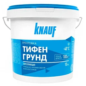 Грунтовка Тифенгрунд 10кг ведро KNAUF морозостойкая 1уп=48шт (585206) Грунтовка Тифенгрунд 10кг ведро KNAUF морозостойкая 1уп=48шт (585206)