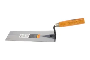 Кельма отделочника нержавеющая 200х100мм трапеция деревянная рукоятка Sparta 862765  1 120