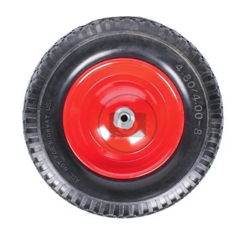 Колесо к тачке пенополиуретановое 4.00-8 PU3001-13 (6418H 6418-1) d кол 380 мм, d ступ 13 мм, L ступ