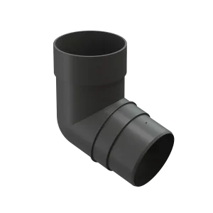Колено 72˚ графит PVSB-1086 Döcke PREMIUM