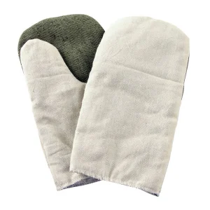 Рукавицы утеплённые с брезент. наладонником (бязь, утеплитель ватин)