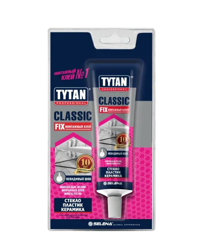 Клей монтажный Classic Fix Professional прозрачный 100мл 00388 (Tytan)  12 (-20)