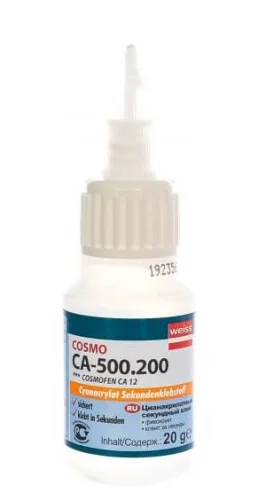 Клей цианоакрилатный СА 12  20гр CA-500.200 (Космофен)  20 200 (-30)
