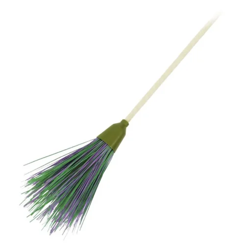 Метла пластмассовая круглая с черенком  Усиленная  О3019  1