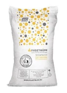 Смесь полистеролбетона Унбетформ 16 кг  1 30