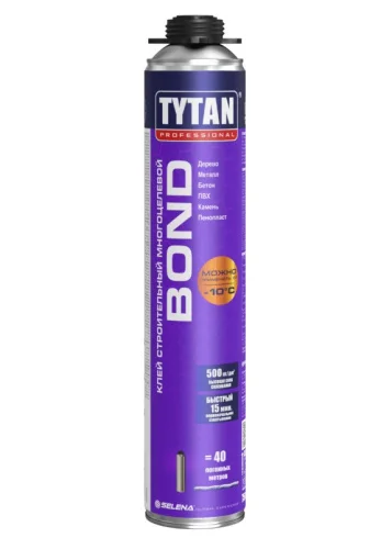 Пено-клей многоцелевой всесезонный Bond Professional 750мл 15959  (Tytan)  12