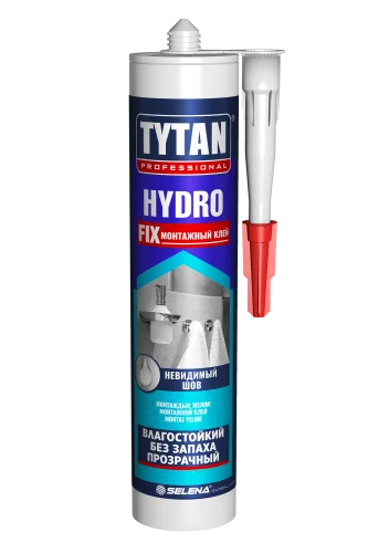 Клей монтажный Hydro Fix Professional прозрачный 310мл 10774 96184 (Tytan)  12 (+5)