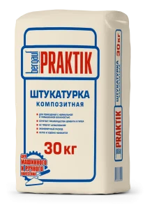 Штукатурка композитная Bergauf Praktik 30кг