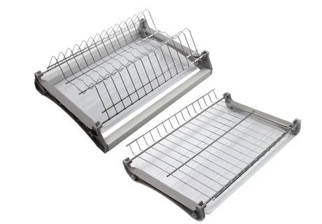Сушка проволочная, 280x564x124 мм, двухуровневая, с алюминиевой рамкой, цвет - хром (SU 600(R) Cr)