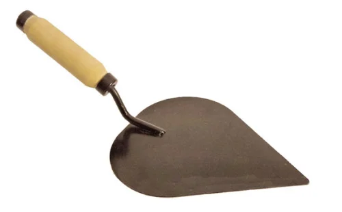 Кельма штукатура нержавеющая 190мм сердечко деревянная рукоятка РемоКолор 28-1-319  1 20