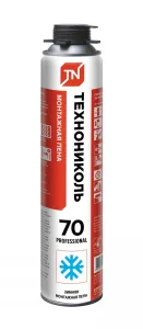 Пена монтажная Технониколь 70 Professional зимняя 1000 мл Пена монтажная Технониколь 70 Professional зимняя 1000 мл