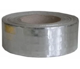 Скотч алюминиевый армированный 50мм*50м  уп=24шт