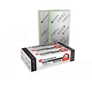 Плиты теплоизоляционные ТеxноНИКОЛЬ LOGICPIR Ф Ф L-1190х590х50 5пл 1упак-3,5105м2-0,175525м3 1п-63,1