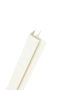 Внешний угол пластик - ВХ белый (22х25, паз 10мм.) 3м. Уп=30шт.