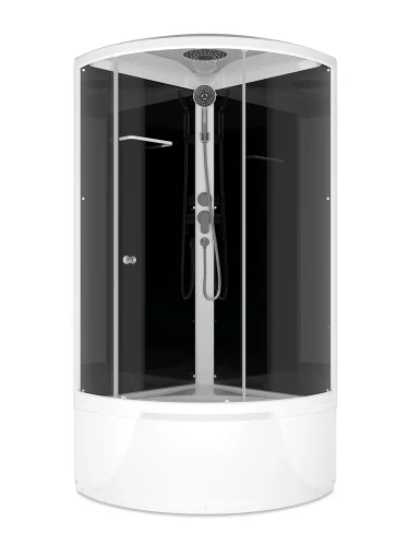 Душевая кабина  Simple  99 high V1.2 900х900х2180мм с крышей, прозрачное стекло DS01Sm99HBCl00-V1.2