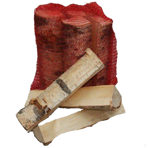 Дрова колотые в сетке