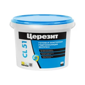 Гидроизоляция эластичная полимерная Церезит CL 51 5кг Гидроизоляция эластичная полимерная Церезит CL 51 5кг