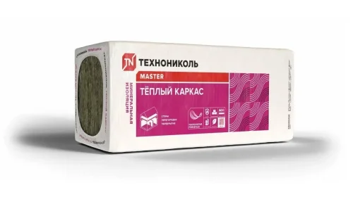 Теплоизоляция Технониколь 37 PN Тёплый каркас ПРОФ 1200х610х50 24пл 1уп 0,8784м3 17,568м2, 20уп пал