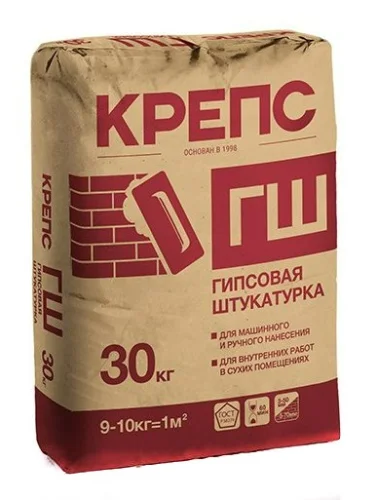 Штукатурка гипсовая КРЕПС ГШ 30кг  1 42