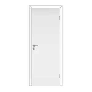 Полотно дверное глухое Белое Гост 900х2000мм с замком 2014 Олови