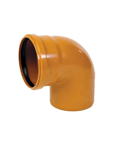 Отвод ПП 110х90 наружный оранжевый  1 15 50