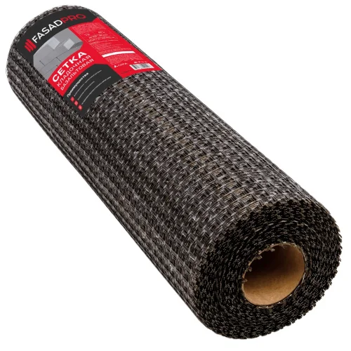 Сетка из базальтоволокна 25х25мм 1х50м (50 50 кН м) рулон FASADPRO
