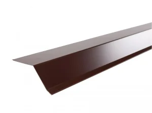 Планка карнизная полиэстер RAL 8017 коричневая, 2 м 569068