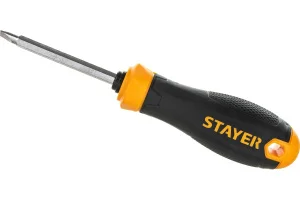 Отвертка переставная PH2 SL6х80мм двухкомпонентная рукоятка сталь CrV Stayer Hercules 2512_z02  1